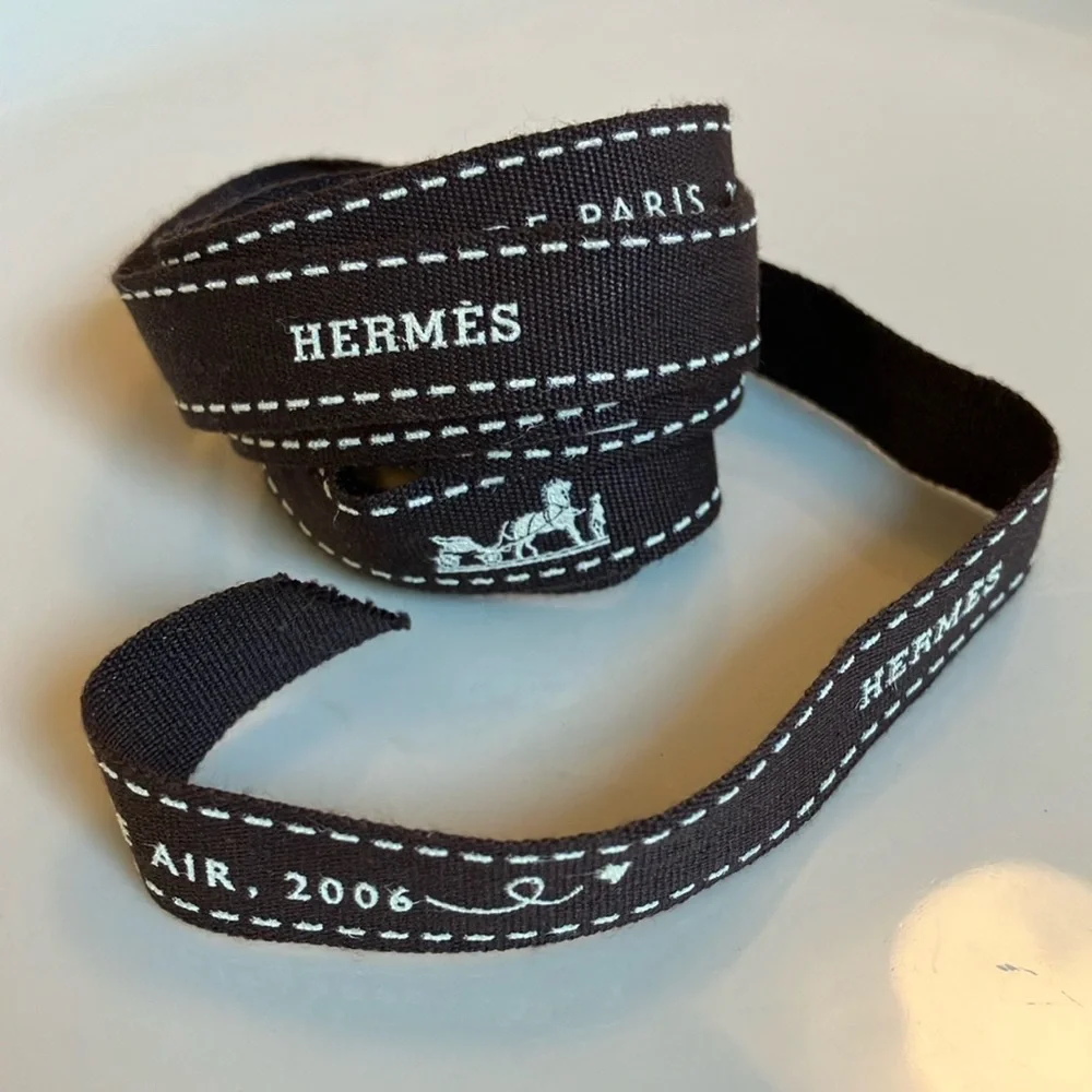 Hermes VNTG Paris in the Air 2006 ribbon 68” - Picture 3 of 9